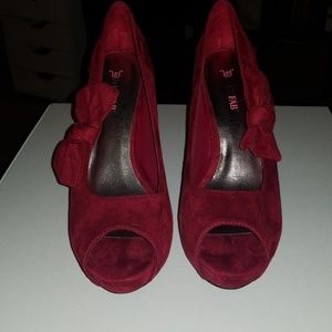 RED 4 inch heels